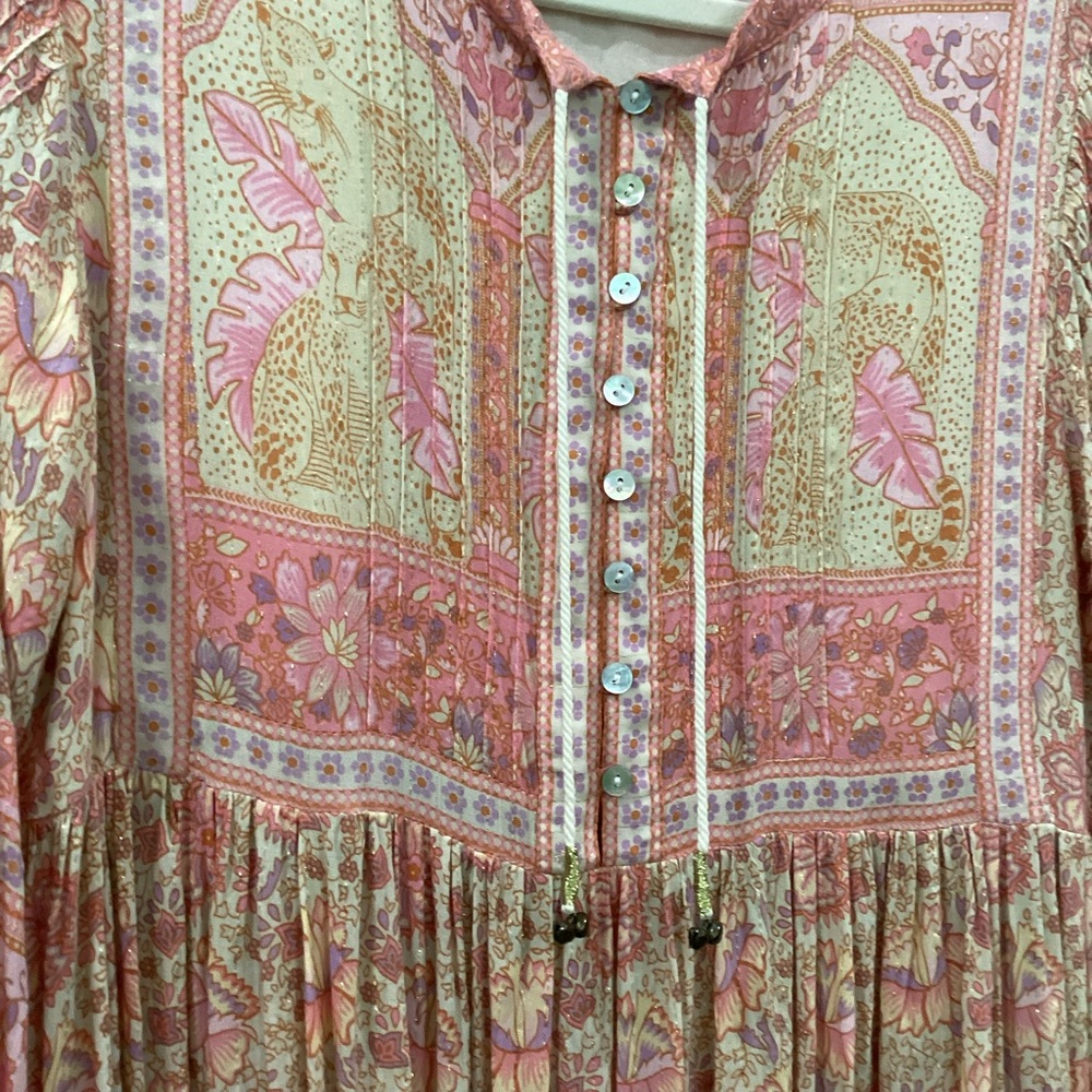 Poinciana Blouse Cotton Candy Pink medium Spell and the Gypsy - Picture 2 of 6